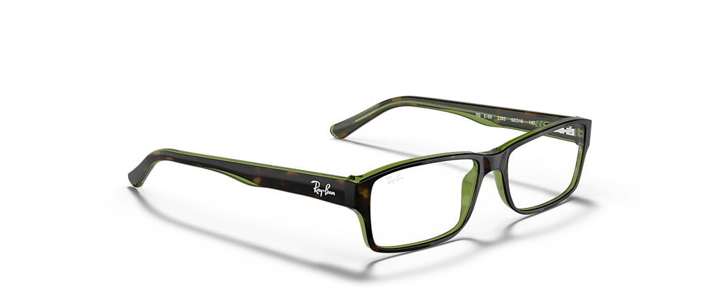 Ray-Ban RB5169 Optics Havana On Green Frames