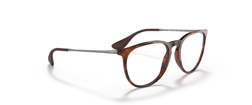 Ray-Ban RB4171 Erika Blue-Violet Light Clear Havana Sunglasses