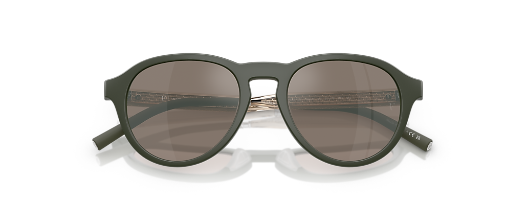 Oliver Peoples OV5557SU R-8 Semi-Matte Green Smoke Sunglasses
