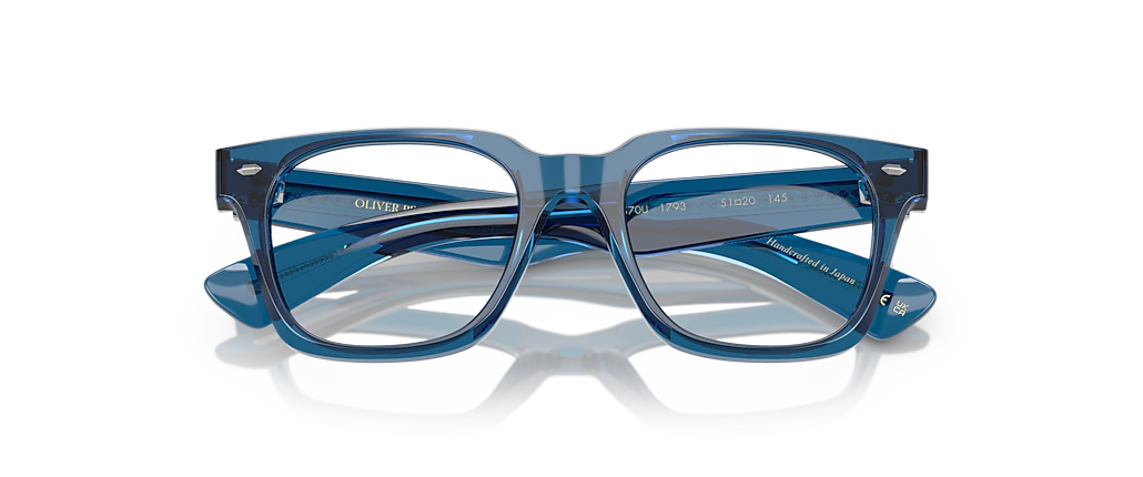 Oliver Peoples OV5570U Alfrey 18k Translucent Blue Frames