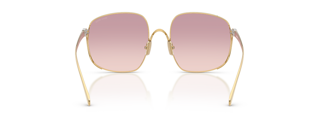 Miu Miu MU A57S Gold Sunglasses