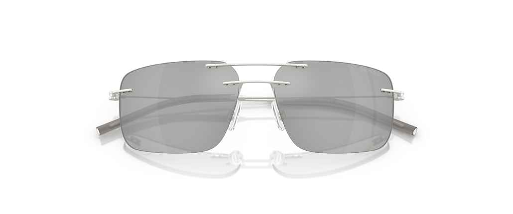 Moncler ME4003 Doppler Matte Silver Sunglasses