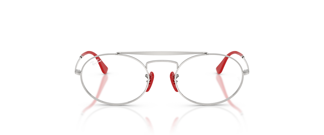 Ray-Ban RB3775VM Optics Scuderia Ferrari Collection Silver Frames