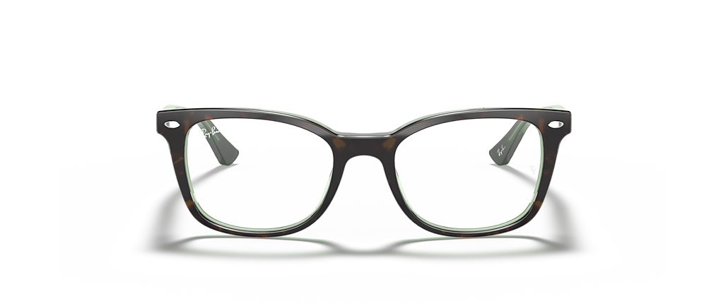 Ray-Ban RB5285 Optics Havana On Green Frames