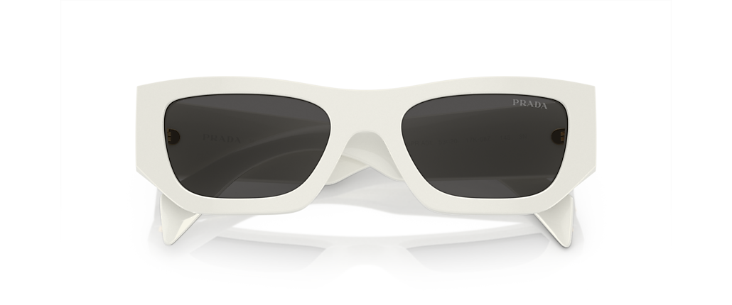 Prada PR A01S White Sunglasses