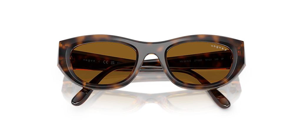 Vogue Eyewear VO5616S Total Dark Havana Sunglasses