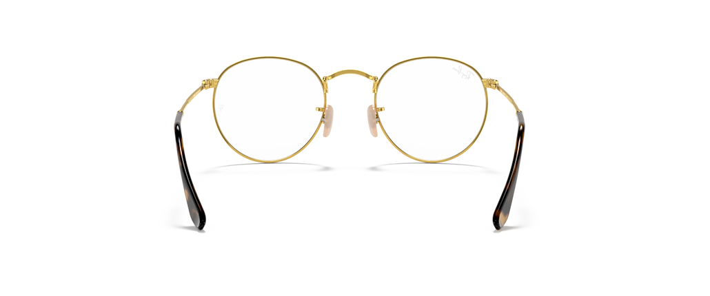 Ray-Ban RB3447V Round Metal Optics Arista Gold Frames