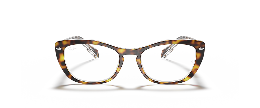 Ray-Ban RB5366 Optics Havana On Transparent Frames