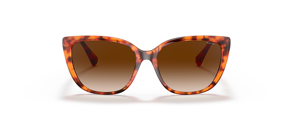 Ralph RA5274 Shiny Sponged Havana Brown Sunglasses