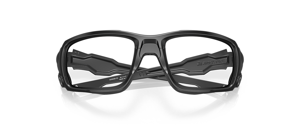 Oakley OO9329 SI Shock Tube w/ Grey & Clear Matte Black Sunglasses