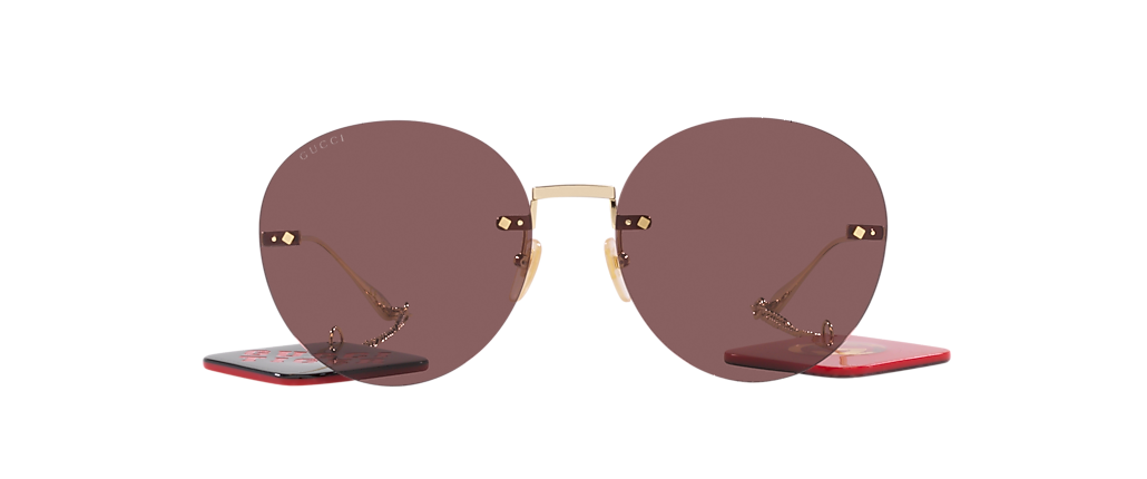 Gucci GG1149S CNY Edition Gold Sunglasses
