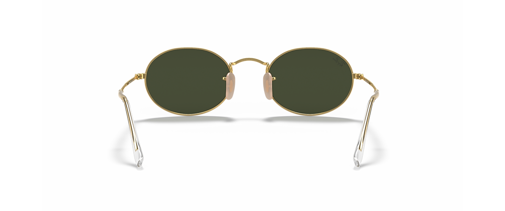 Ray-Ban RB3547 Oval Metal Arista Gold Sunglasses