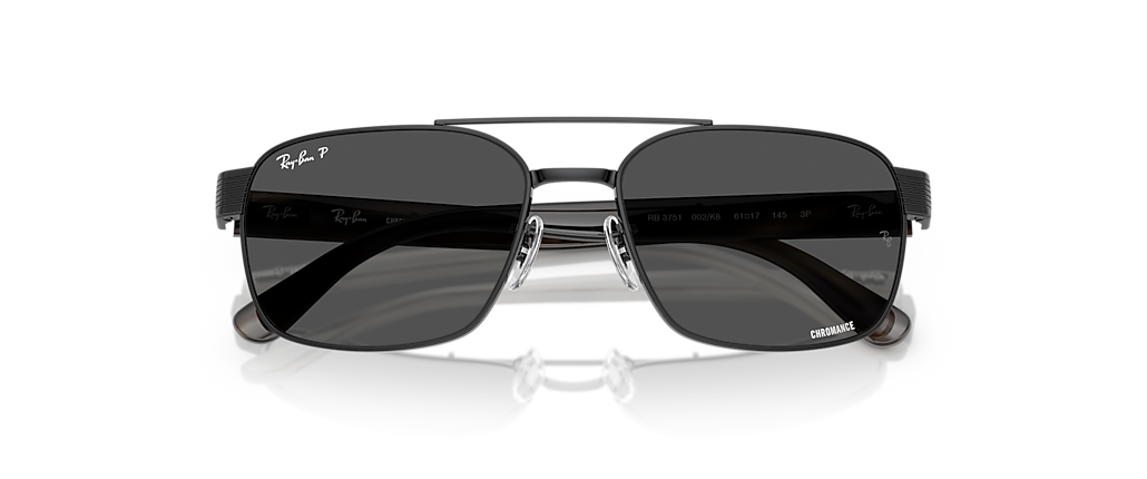 Ray-Ban RB3751CH RB3751 Polarized+ Lenses Black Sunglasses