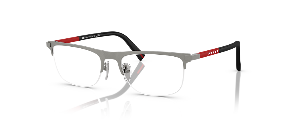 Prada Linea Rossa PS 50RV Matte Brushed Lead Frames