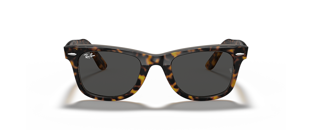 Ray-Ban RB2140 Original Wayfarer Bicolor Havana On Transparent Brown Sunglasses