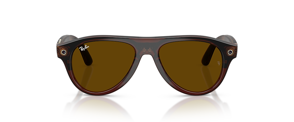 Ray-Ban Ray-Ban Meta (Gen 3) Aviator Transparent Umber Ray-Ban Meta Smart Glasses