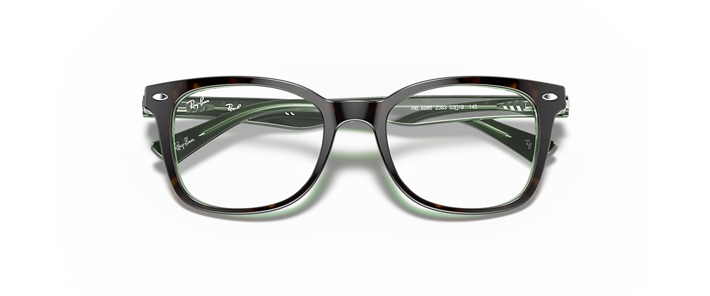 Ray-Ban RB5285 Optics Havana On Green Frames