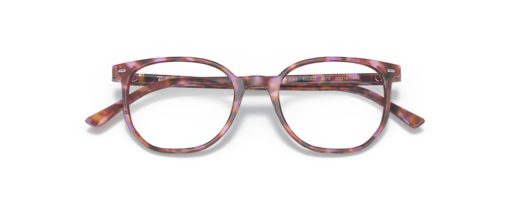 Ray-Ban RB5397 Elliot Optics Brown & Violet Havana Frames
