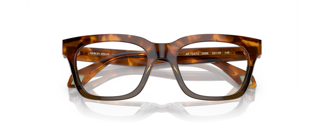 Giorgio Armani AR7247U Havana Red/Opal Olive Green Frames