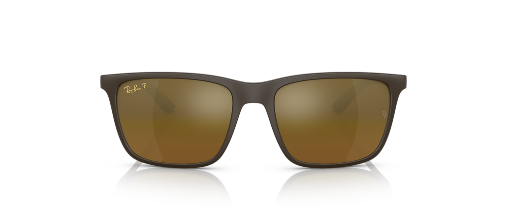 Ray-Ban RB4385 Polarized+ Lenses Brown Sunglasses