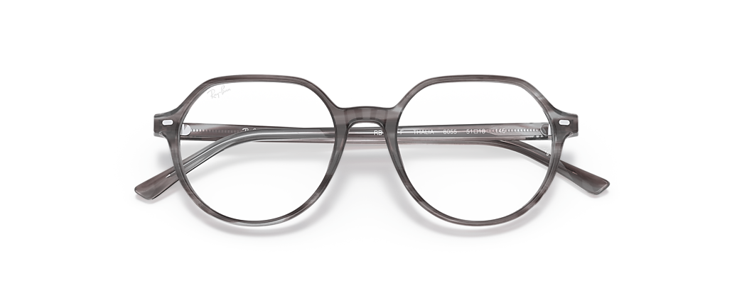 Ray-Ban RB5395F Thalia Optics Striped Grey Frames