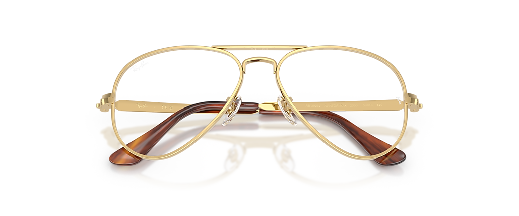 Ray-Ban RB3925V Aviator Max Optics Arista Gold Frames