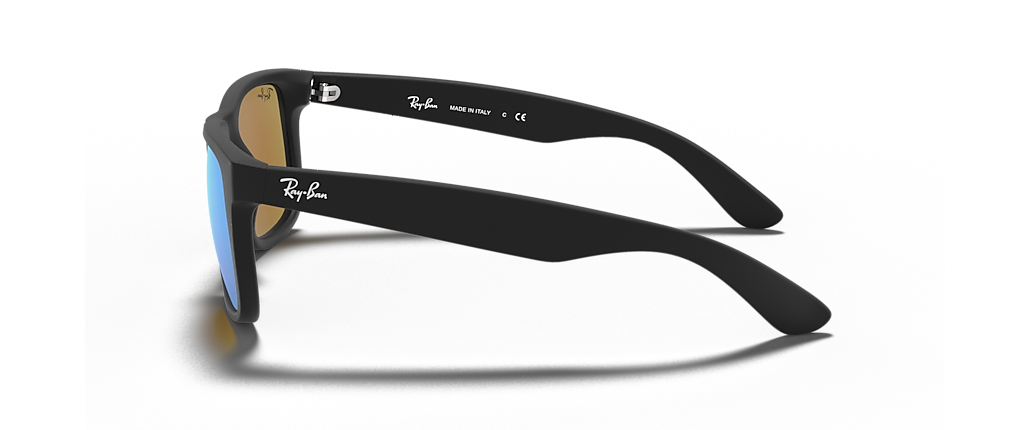 Ray-Ban RB4165 Justin Color Mix Rubber Black Sunglasses