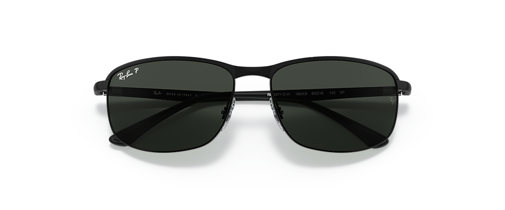 Ray-Ban RB3671CH RB3671 Polarized+ Lenses Black Sunglasses