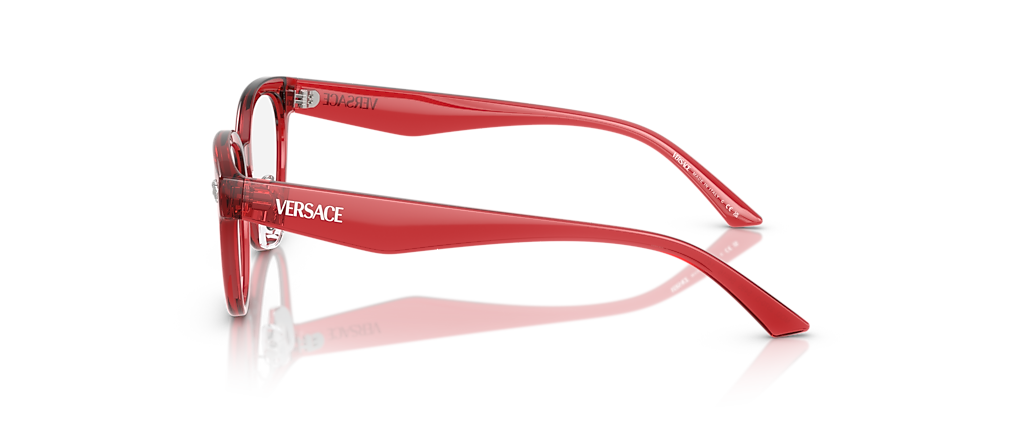 Versace VE3370D Red Transparent Frames