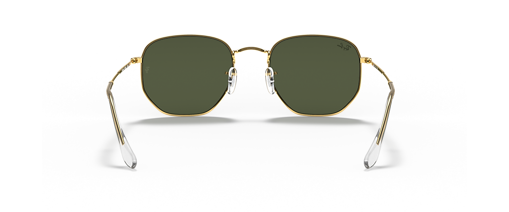 Ray-Ban RB3548 Hexagonal Gold Sunglasses