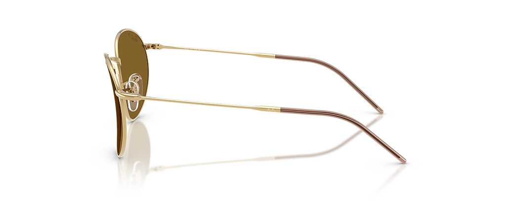 Ray-Ban RBR0103S Round Reverse Arista Gold Sunglasses