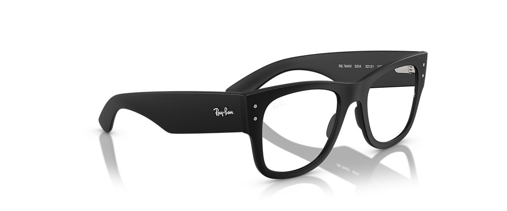 Ray-Ban RB7840V Mega Wayfarer Optics Liteforce Sand Black Frames