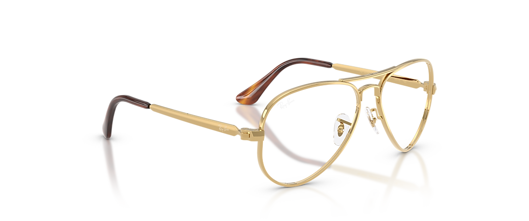 Ray-Ban RB3925V Aviator Max Optics Arista Gold Frames