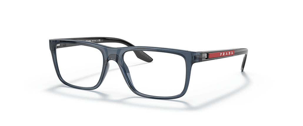 Prada Linea Rossa PS 02OV Blue Transparent Frames