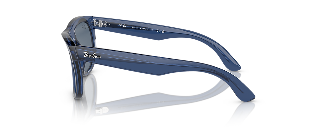 Ray-Ban RBR0502S Wayfarer Reverse Transparent Navy Blue Sunglasses