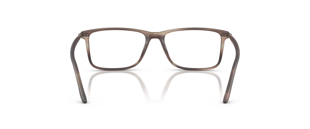 Giorgio Armani AR7261F Matt Stripped Brown Frames