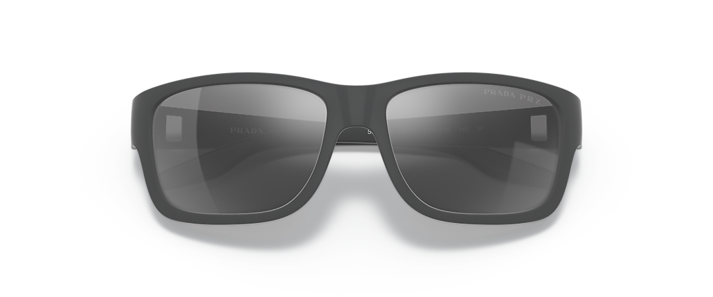 Prada Linea Rossa PS 01WS Grey Rubber Sunglasses