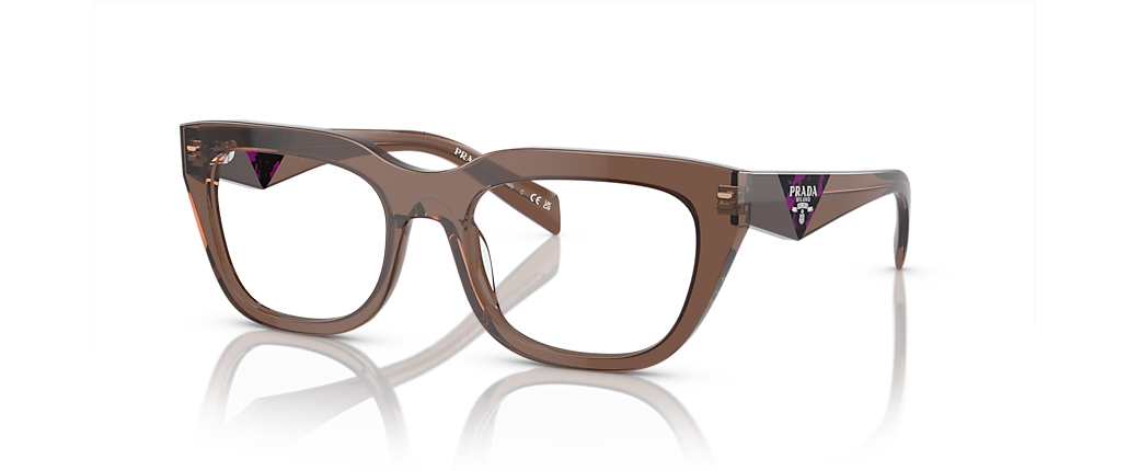 Prada PR A06V Transparent Brown Frames