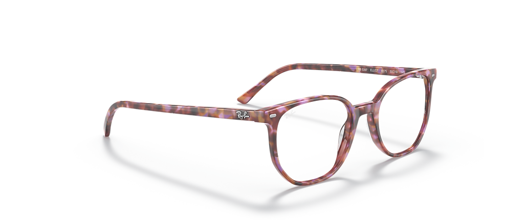 Ray-Ban RB5397 Elliot Optics Brown & Violet Havana Frames