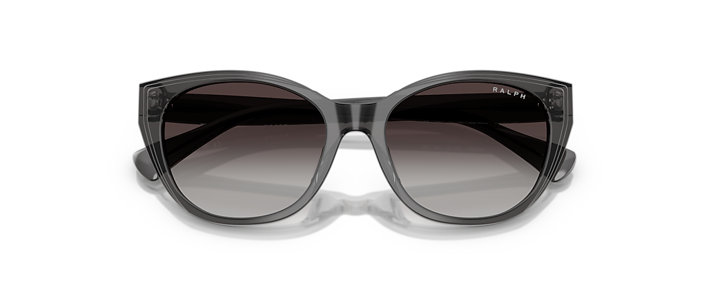 Ralph RA5324U Shiny Transparent Black Sunglasses