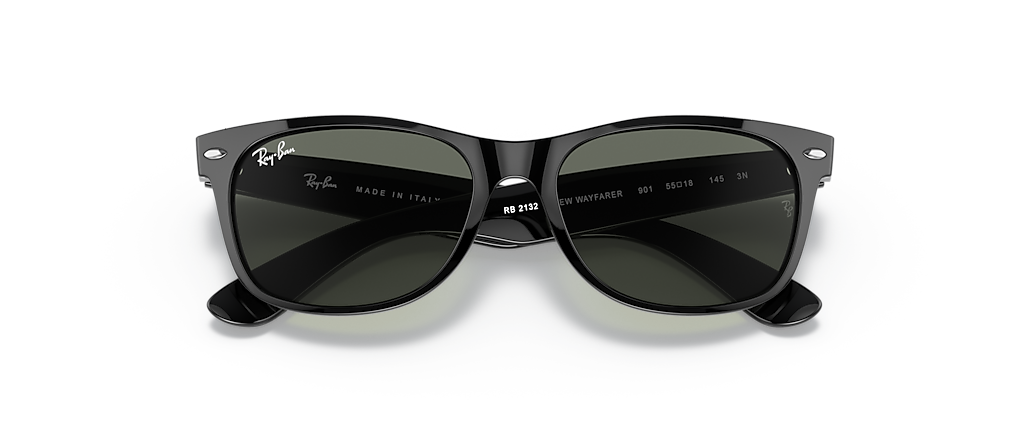 Ray-Ban RB2132 New Wayfarer Classic Black Sunglasses