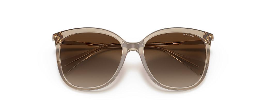 Ralph RA5248 Shiny Transparent Brown Sunglasses