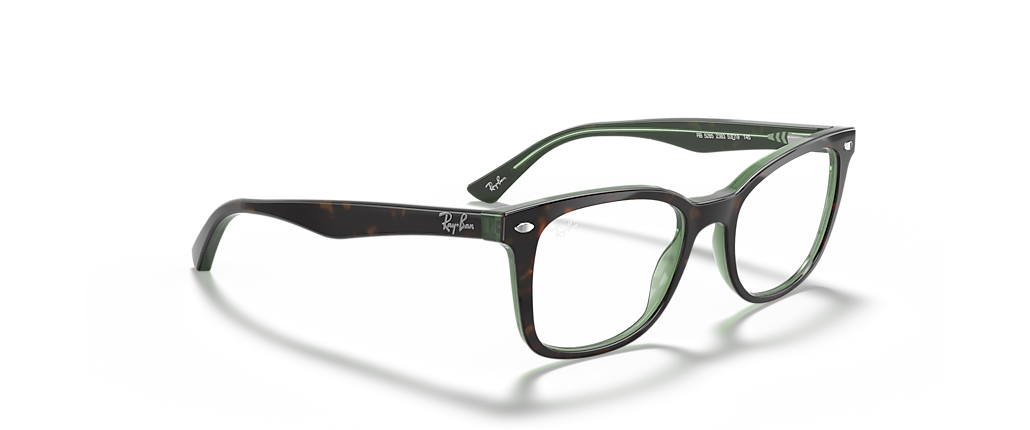 Ray-Ban RB5285 Optics Havana On Green Frames