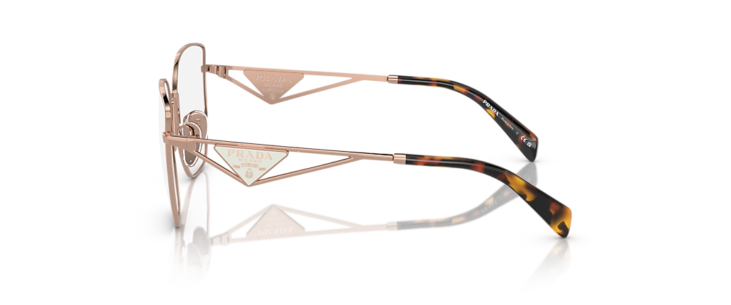 Prada PR A54VD Rose Gold Frames