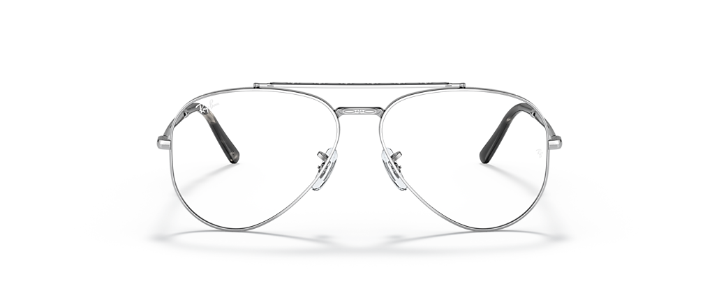 Ray-Ban RB3625V New Aviator Optics Silver Frames