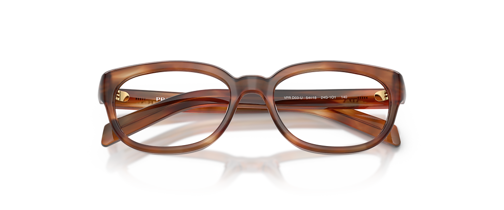 Prada PR D03VU Striped Havana Frames