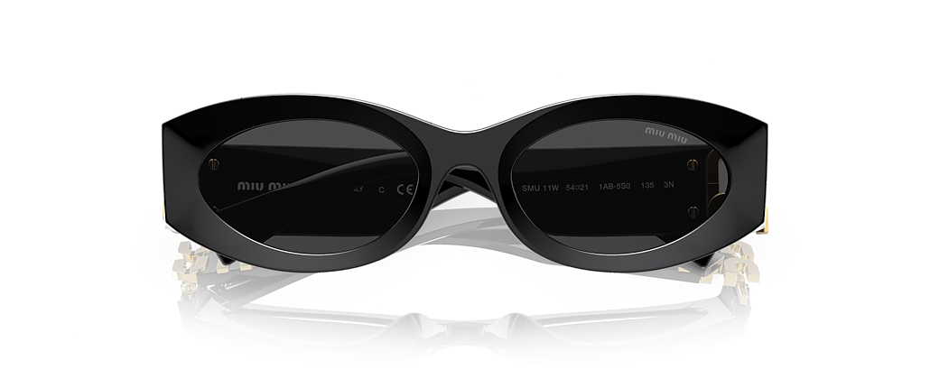 Miu Miu MU 11WS Black Sunglasses