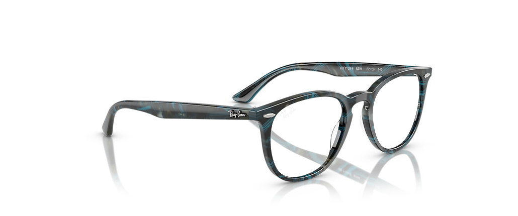 Ray-Ban RB7159F RB7159 Optics Transparent Fantasy Brown & Yellow Frames
