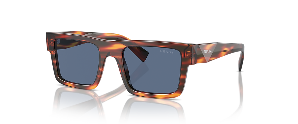 Prada PR 19WS Striped Radica Sunglasses