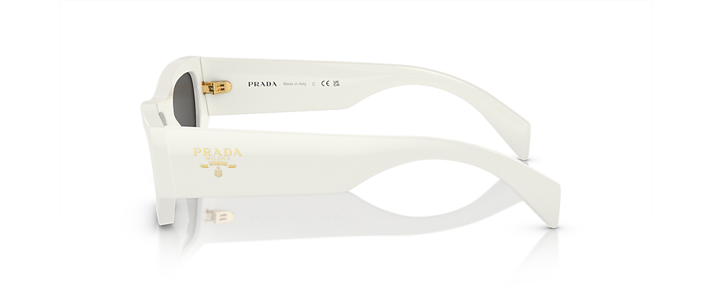 Prada PR A01S White Sunglasses